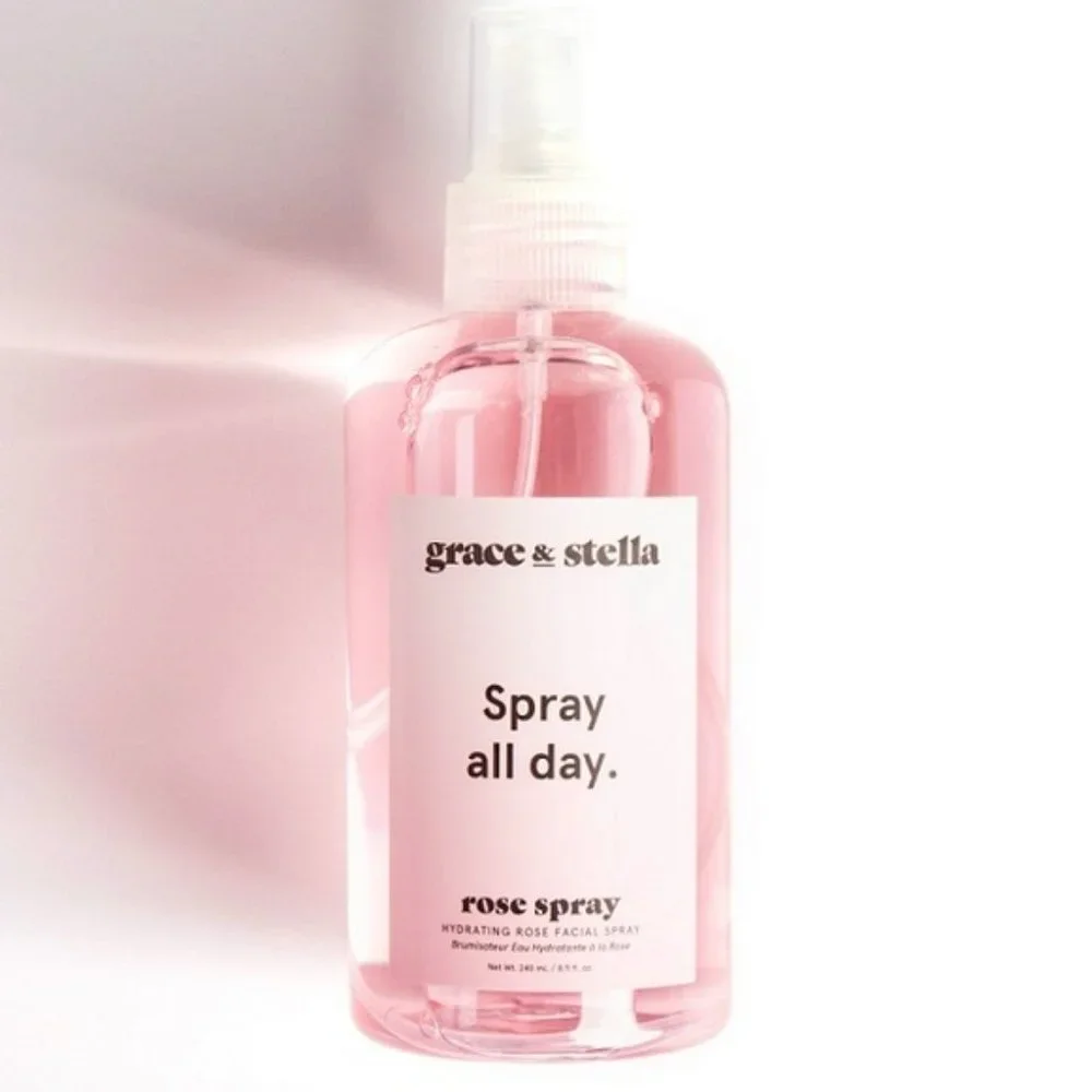 Grace & Stella Rose facial spray - Spray All Day Hydrating Mist 240ml / 8.11 oz.